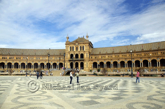 Man view of Spanish Pavillion